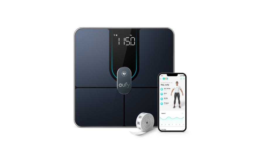 Eufy Smart Scale P2 Pro against a white background.
