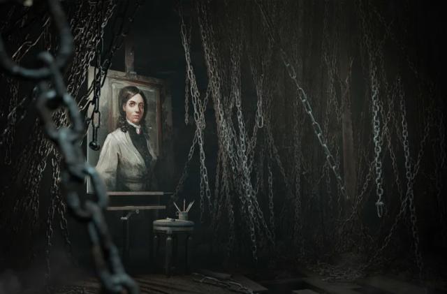 A screenshot from the 'Layers of Fear' demo showing a painting. 