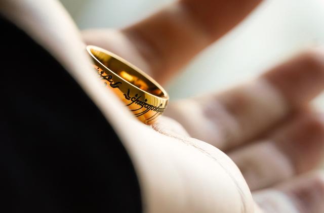 The One Ring from 'Lord of the Rings'