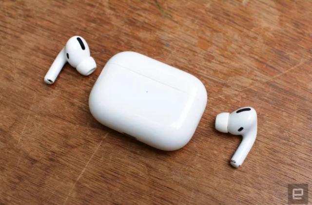Apple's AirPods Pro and case.