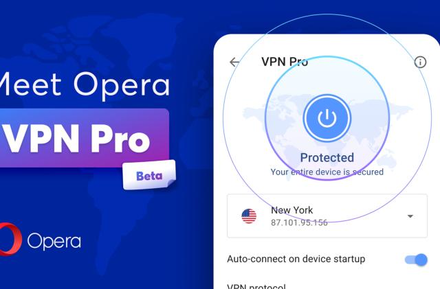 Opera VPN Pro beta for Android