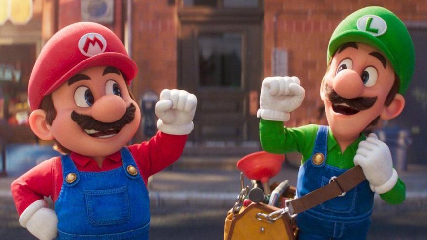 Mario Mario and Luigi Mario in the The Super Mario Bros. Movie,