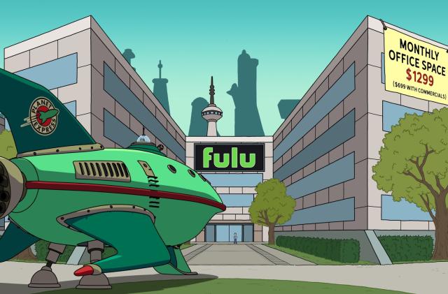 Shared via twitter, promo image for Futurama Season 8 on Hulu.