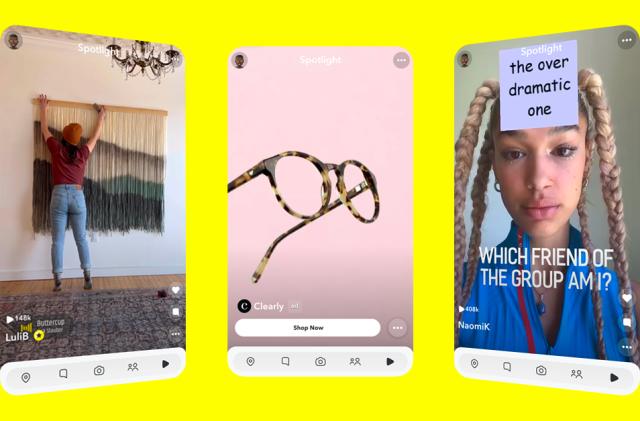 Snapchat is introducing ads to its Spotlight feed.