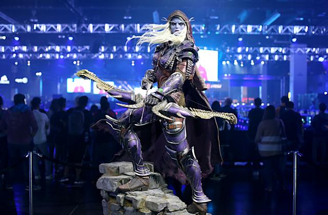 ANAHEIM, CALIFORNIA - NOVEMBER 01: A general view of the atmosphere at BlizzCon 2019 at the Anaheim Convention Center in Anaheim, CA on Nov. 1, 2019.  (Photo by Phillip Faraone/Getty Images for Blizzard Entertainment)
