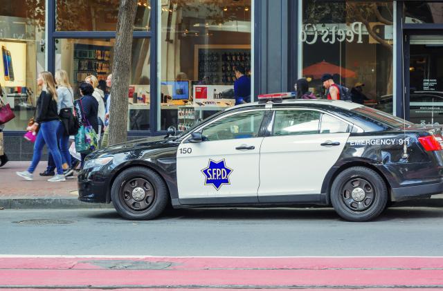 San Francisco, CA, USA, october 22, 2016: Car of San Francisco Police Department (SFPD)